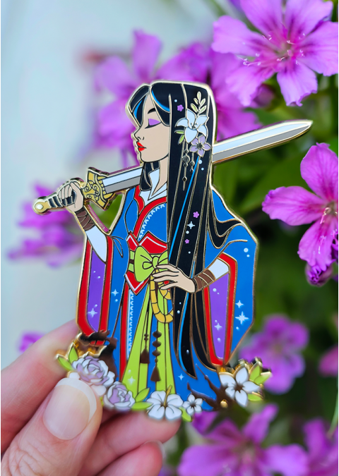 Pin Mulan `bleu` Édition limitée 100